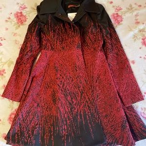 Alice+Olive Black and Red Coat